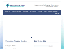Tablet Screenshot of gracechurchcalgary.com